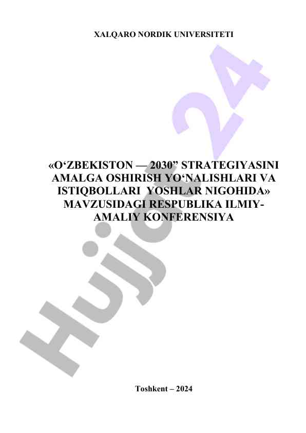 Amalga oshirish yo'nalishlari va istiqbollari yoshlarda
