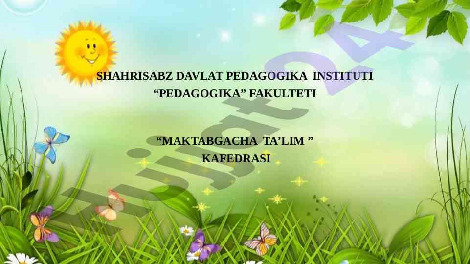 Inklyuziv ta’lim va tarbiya asoslari tahlili