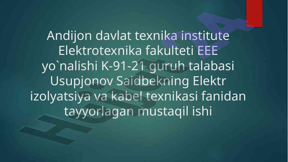 Izolyatsiya materiallarini tanlashda iqtisodiy jihatlar