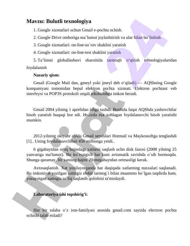 Bulutli texnologiya