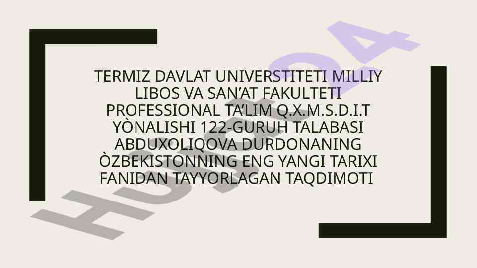 Milliy urf odatlar an'analar qadriyatlarning qayta tiklanishi
