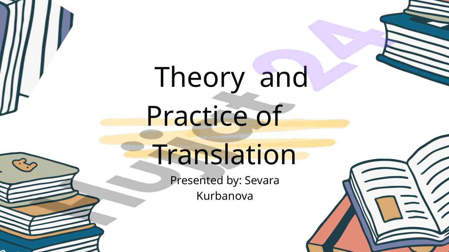 Theory and practice of translation analysis overview
