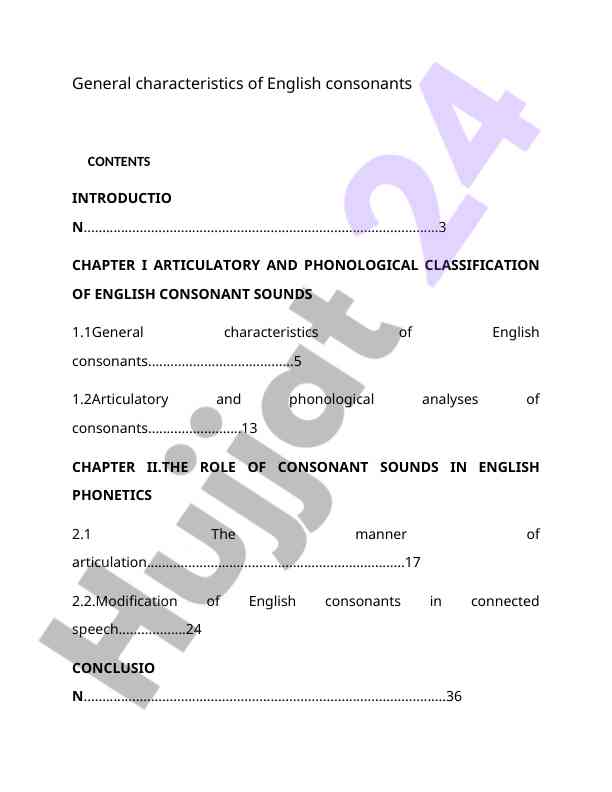 Ingliz Unli Harflarining Umumiy Xususiyatlari