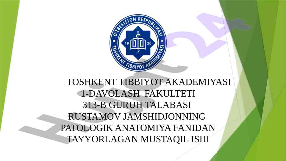 Siydik qopi kasalliklari: patologik anatomiyaga kirish