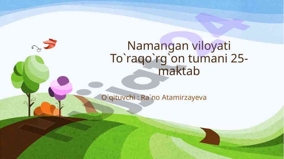 Ertak haqda tushuncha va asosiy janrlar