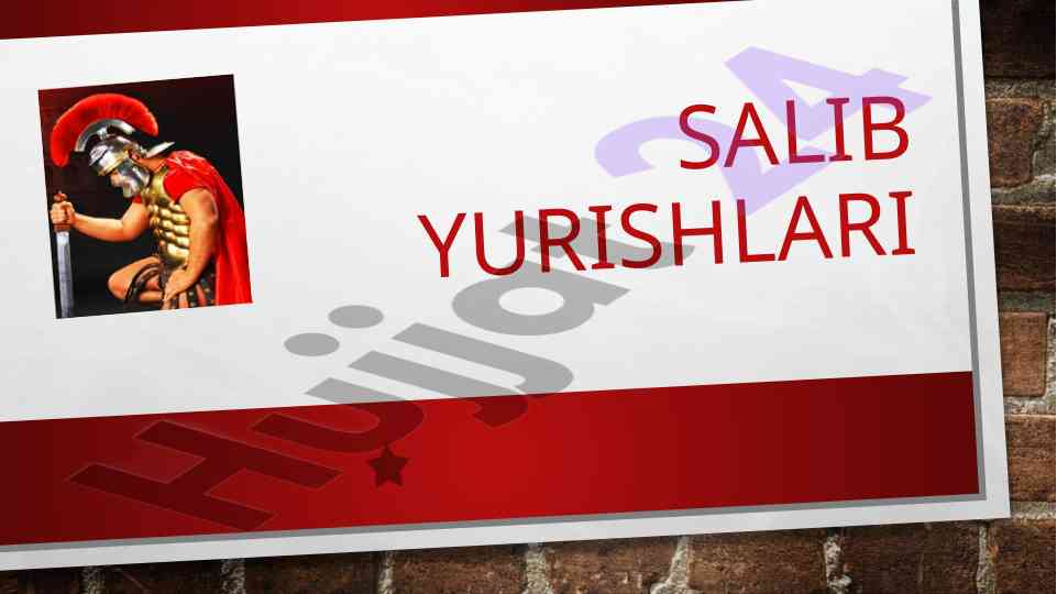 Salib yurishlari tarixi va maqsadlari