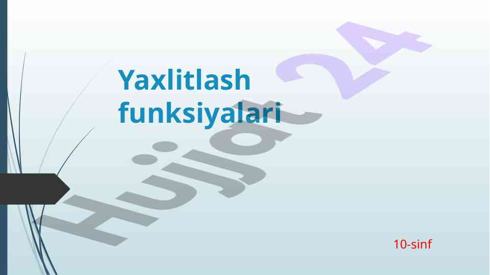 Yaxlitlash funksiyalari va oʻnli kasrlar tajribasi