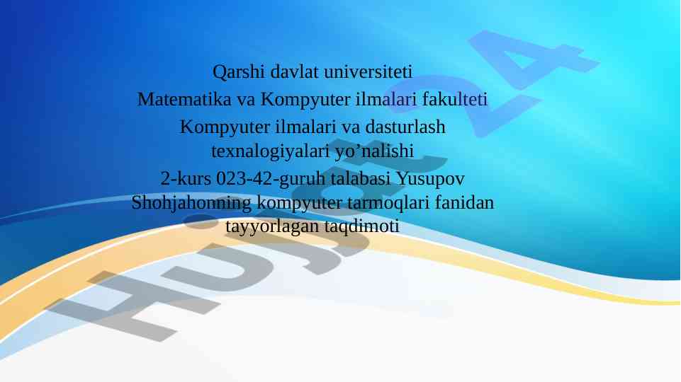Bulutli texnologiyalar va ularning afzalliklari