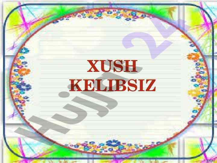 Sudralib yuruvchilar sinfi ochiq dars ishlanmasi