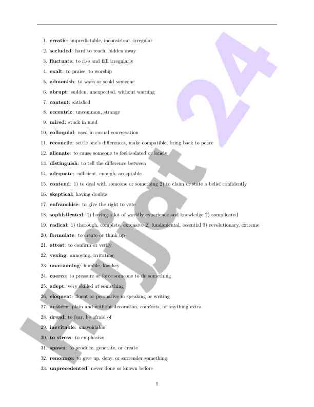 Essential vocabulary for effective communication