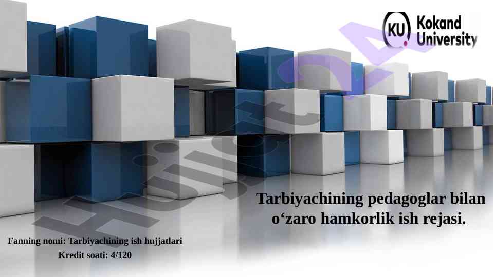 Tarbiyachining psixolog bilan hamkorlik rejasi