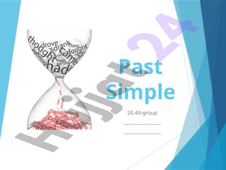 Past simple tense practice exercises and examples