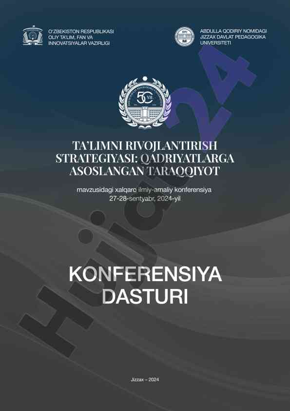 Jizzax 2024 ta’lim rivojlantirish strategiyasi konferensiyasi