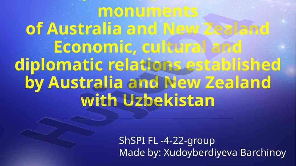 Art culture historical monuments of australia and new zealand
