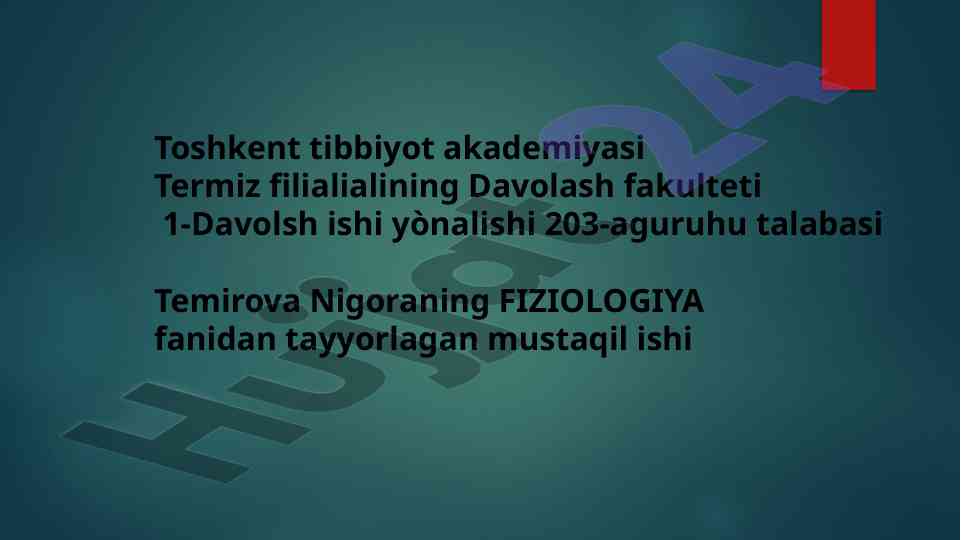 Signal tizimlari odam va hayvonlardagi farqi