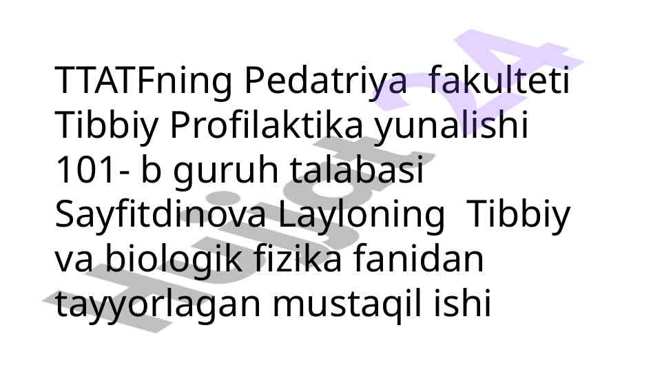Elastografiya asoslari va ultratovush tashhisi