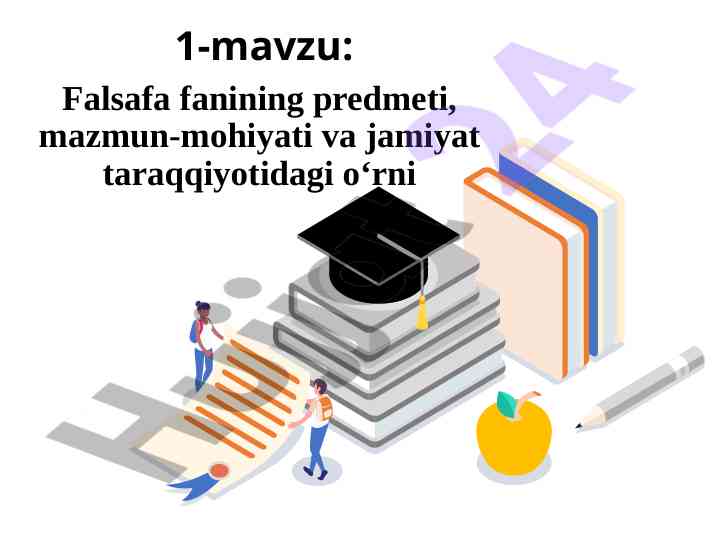 Falsafa fanining predmeti va jamiyat taraqqiyotidagi o‘rni