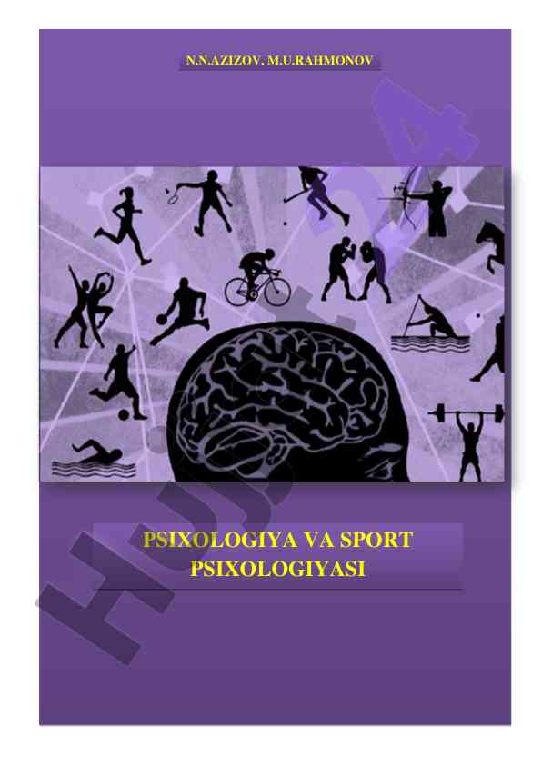 Psixologiya va sport psixologiyasi o‘quv qo‘llanma