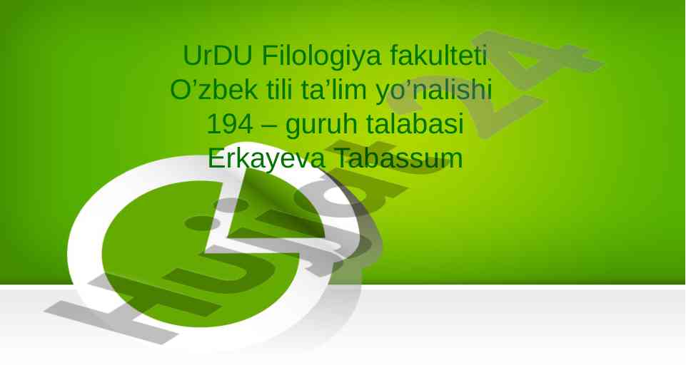 Qonun ustuvorligini ta’minlash va sud tizimi islohoti