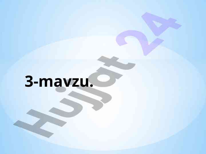 Shoshilinch yordam tizimi yaratilishi o’zbekistonda