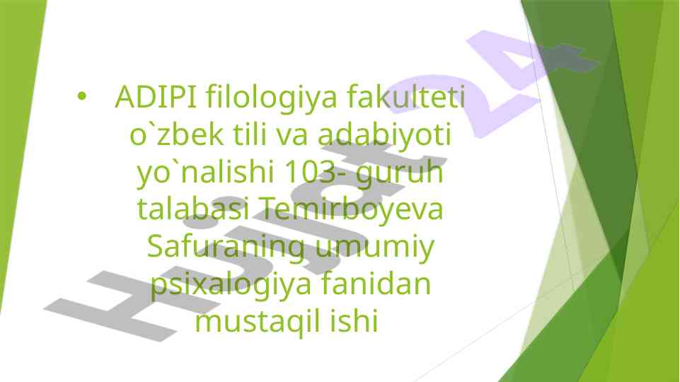 Boshqaruvning pedagogik-psixologik xususiyatlari