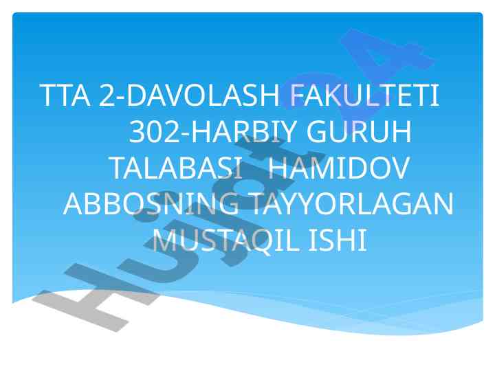 Dermatomiozitlar: tahlil va o'rganish