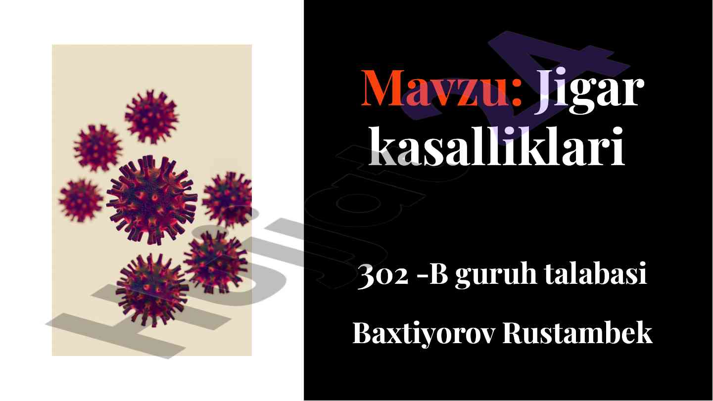 Jigar kasalliklari va davolash usullari
