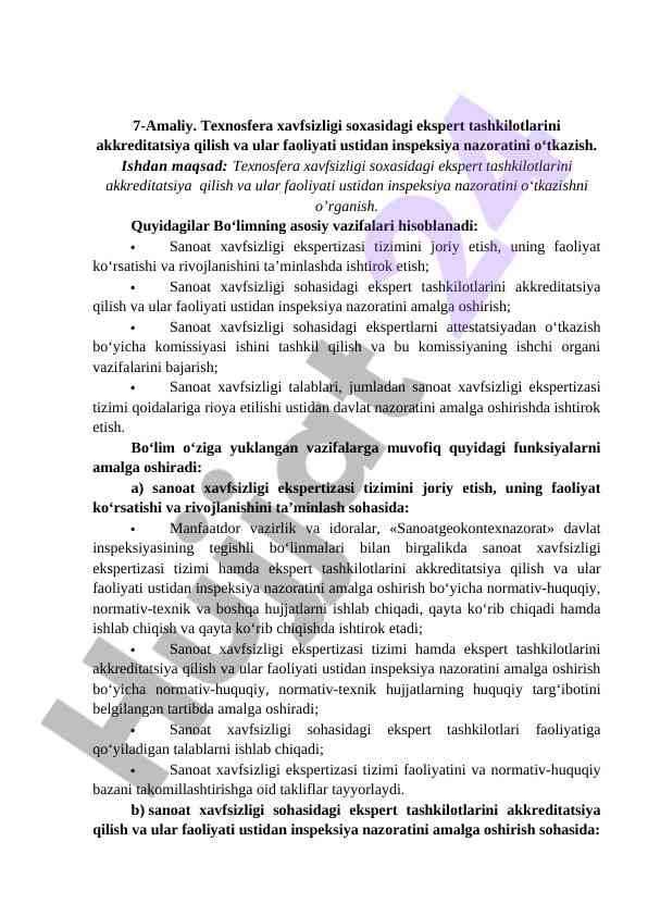 Texnosfera xavfsizligi ekspert tashkilotlari akkreditatsiyasi
