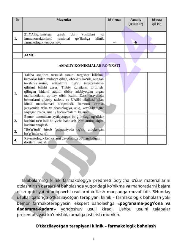 Talaba sog‘lom turmush tarzini targ‘ibot qilish