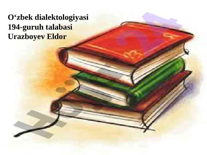 O‘zbek dialektologiyasida shevalarni tasnif qilish