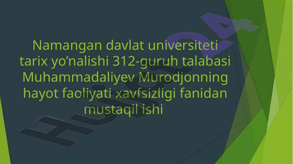 Elektr tokning inson organizmiga ta’siri va qutqarish