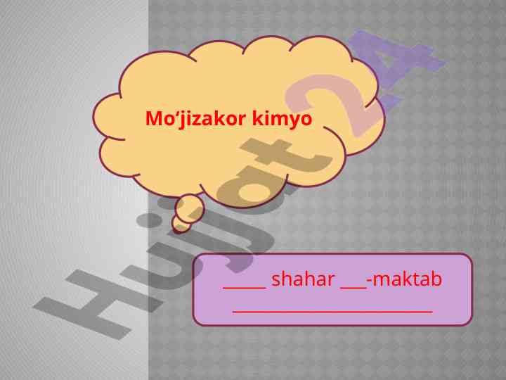 Kimyo tahlil mashqlari va o‘qitish usullari