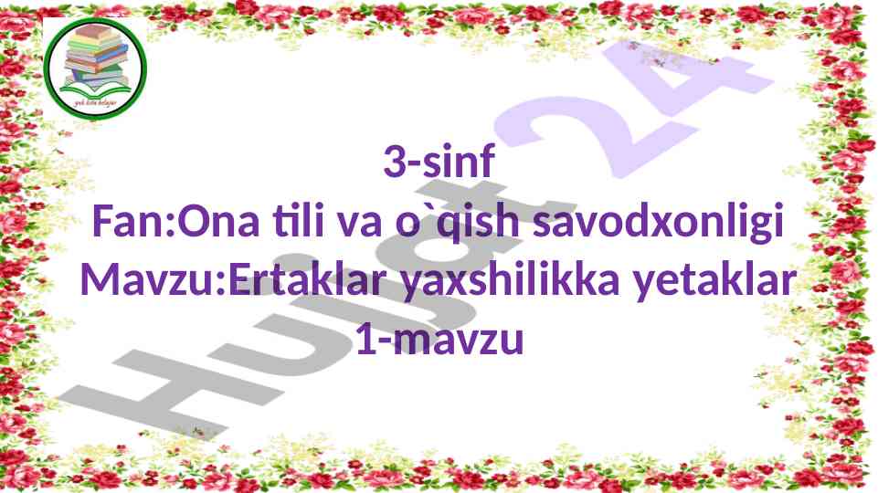 Ertaklar yaxshilikka yetaklar