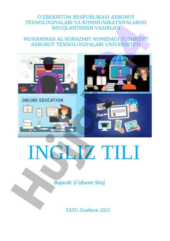 Ingliz tili terminologiyasi va ta'riflari