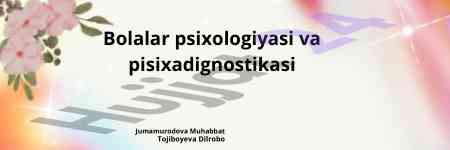 Bolalarda sezgini rivojlantiruvchi oyinlar