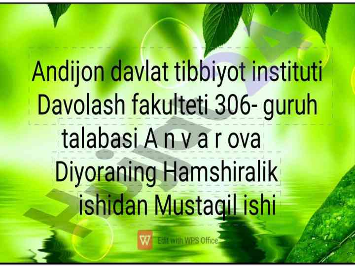 Statsionarda hujjatlarni yuritish muhimligi