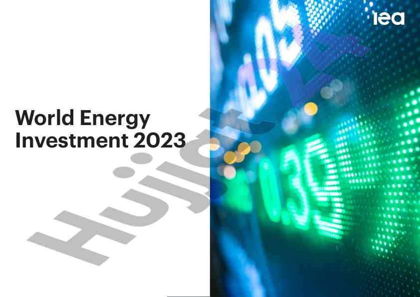World energy investment insights and strategies 2023
