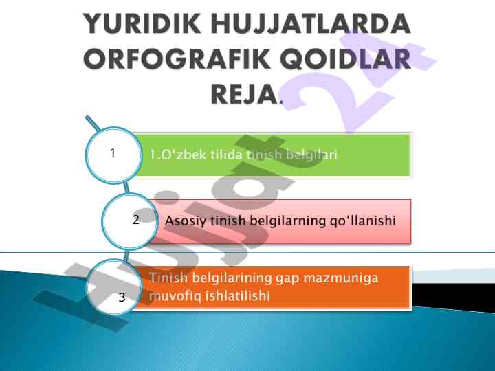 Punktuatsiya belgilari va ularning qo‘llanishi