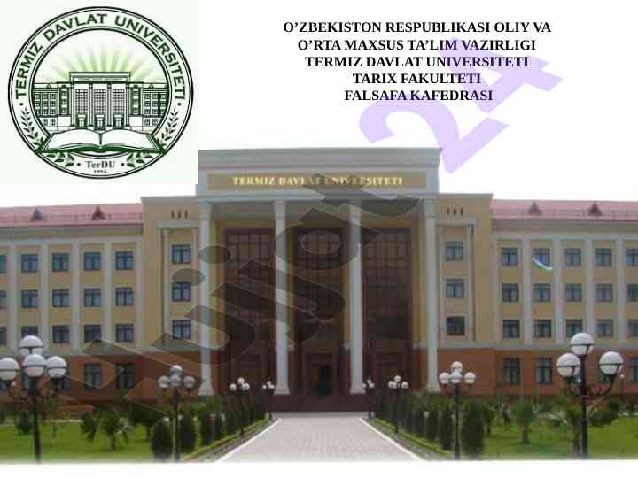 Falsafiy tafakkur tarakkiyoti bosqichlari sharq falsafasi
