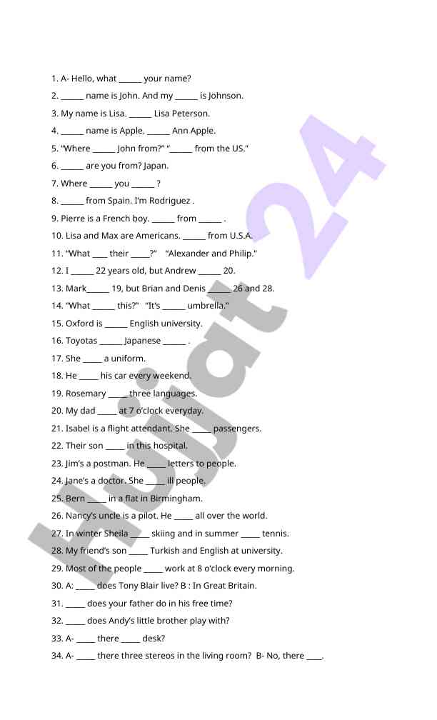 Basic english conversations for beginners