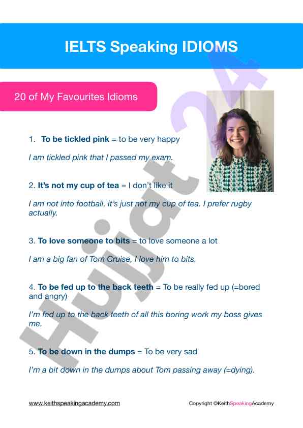 Common english idioms and their meanings