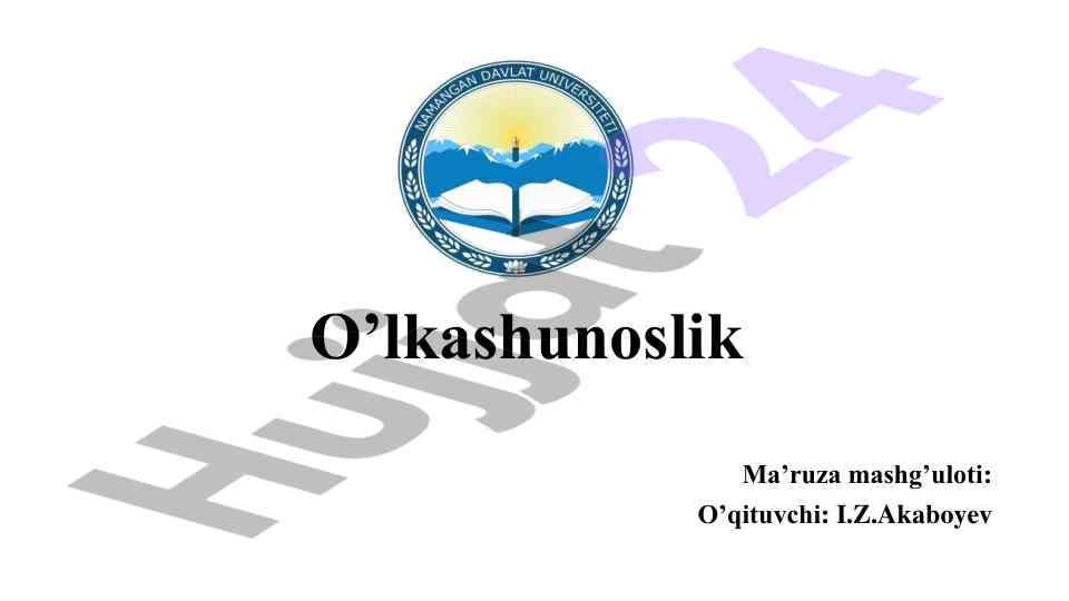 O'lka tarixi va uyg'onish davri o'rganilishi