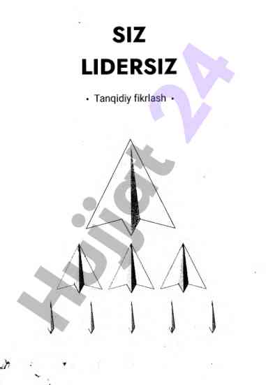 Siz lidersiz: tanqidiy fikrlash bo'yicha qo'llanma