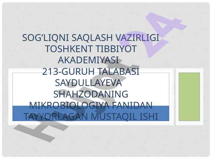 Autoimmun kasalliklarining kelib chiqishi va tashxisi