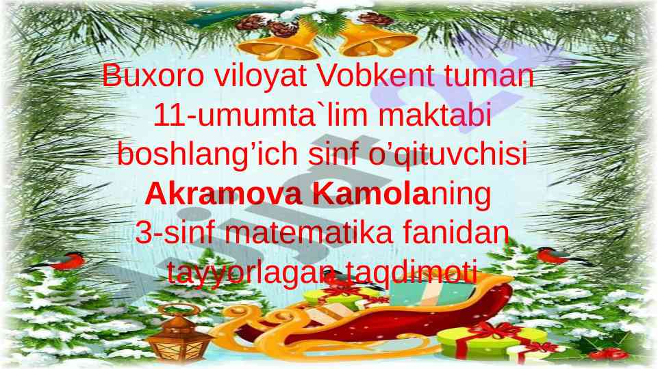 Pozitsion va nopozitsion sanoq sistemalari taqdimoti