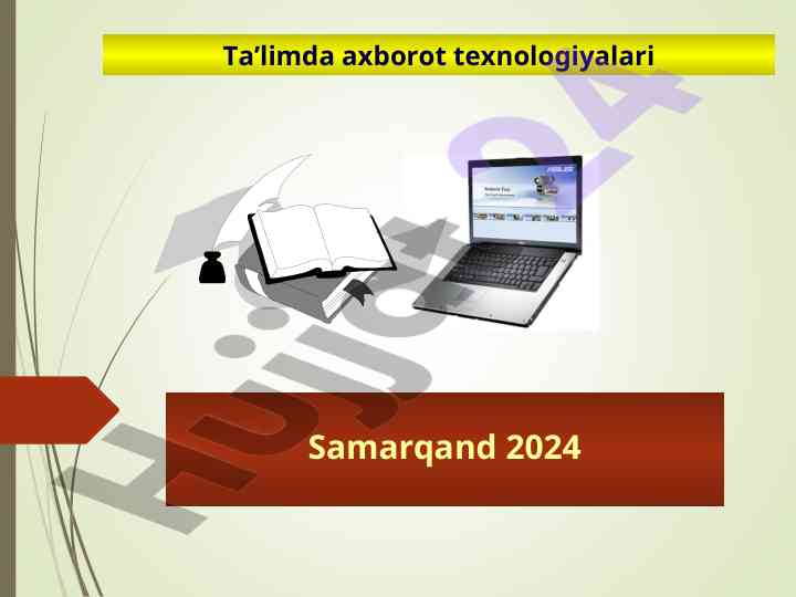 Ta’limda axborot texnologiyalari asosiy tushunchalari