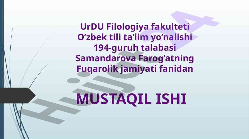 Davlat va jamiyat qurilishi tizimini takomillashtirish