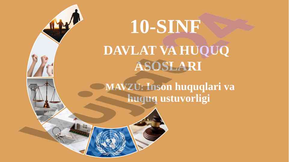 Inson huquqlari va huquq ustuvorligi talablari