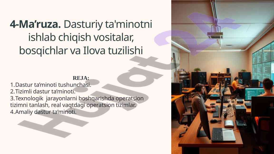 Dasturiy ta'minotni ishlab chiqish vositalari