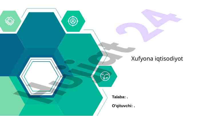 Xufyona iqtisodiyot: asosiy tushunchalar va farqlar